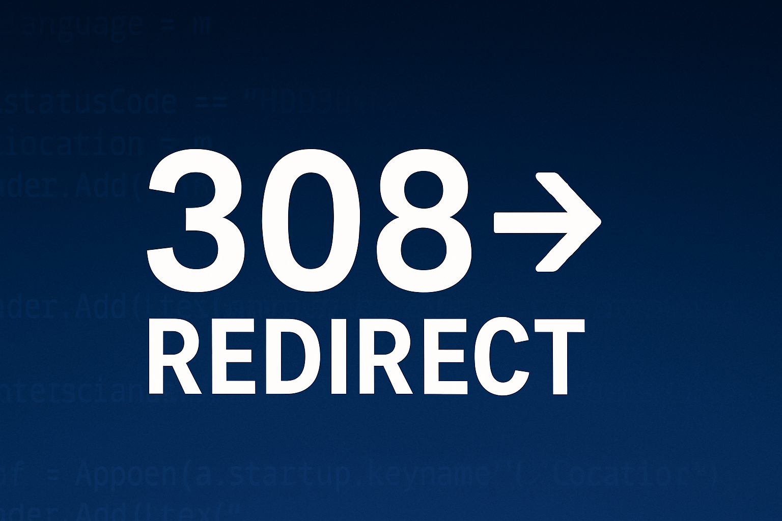 308リダイレクトとはなにか?301と何が違うのか?